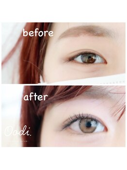 オーディ(Oodi.)/抗菌フラットラッシュ120本