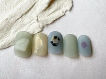 アイネイルズ 梅田店(I nails)/シンプルミラーマット¥8200