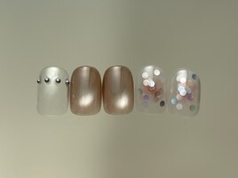 シンプルデザインネイル