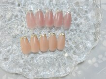 ロゼ(Rose)/ベースカラー付きガラスフレンチ