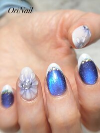 マグネットフレンチ×フラワー