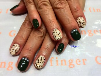 ジー フィンガー 千葉店(G)/ツイードネイル