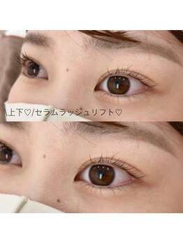 プライベートサロン アンジュ(Private Salon Ange)/上下セラムラッシュリフト