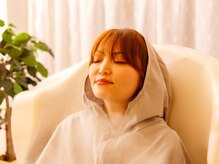 ハーブ蒸しで沢山汗をかき、体内から綺麗に♪