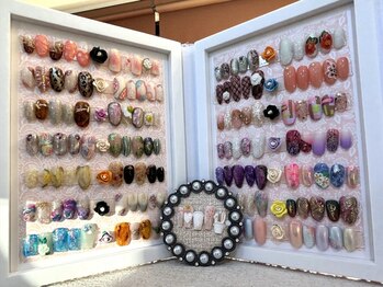 イオリズファイヴネイルプロデュース(E-oris5nailproduce)の写真/超ロングも対応可◎他と被らないデザインをお探しの方に【◆長さ出し◆月替わりスカルプチュア￥15,400～】