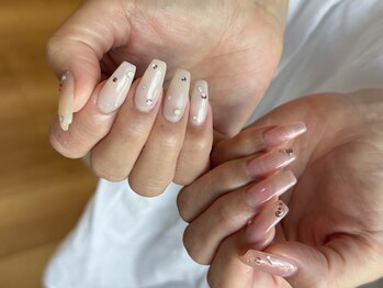 エルフ 恵庭店(Elf)/【HAND】シンプルネイル¥7700