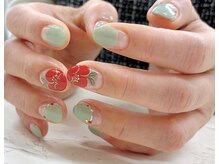 ネイルサロン きらら 平塚店/椿のお花デザイン