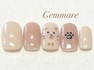 ネコデザインアートネイル