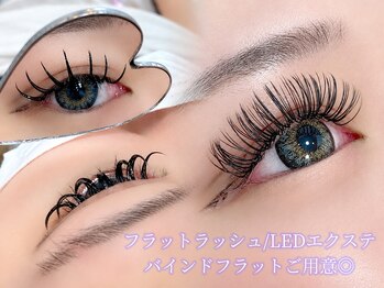ユノーノ アイラッシュ 静岡店(Junono Eyelash)の写真/【カール7種×バインドフラット80束￥8000】トレンド束感～派手系まで目元に合わせて丁寧カウンセリング♪