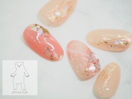 珊瑚ネイル