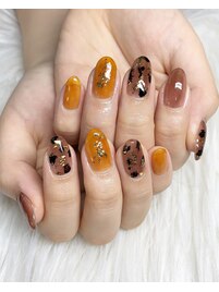 【Hand】秋ネイル