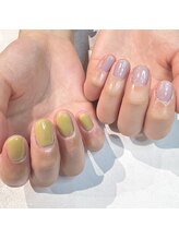 オーク アイラッシュアンドネイル たまプラーザ(OAK)/ちぐはぐワンカラー