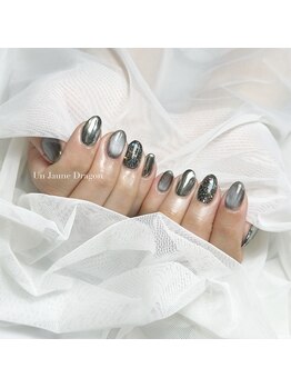 アン ジョーヌドラゴ/【自爪ネイル】ブラックネイル