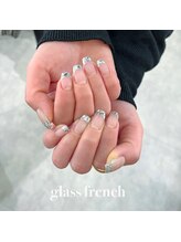 デリカ 溝の口店(DELICAT)/【溝の口ネイル】ガラスフレンチ