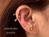 【耳ツボ贅沢コース】フェイスワックス&HBLorマッピングブロウ&耳ツボ10個