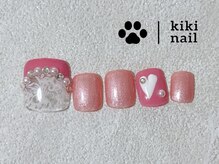 キキネイル 溝の口(kikinail)/フット定額/ピンクネイル