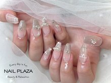ネイルプラザ 河原町OPA店(NAIL PLAZA)/春チェックネイル