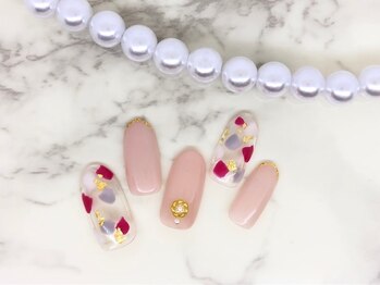 ココカラ(cocokara)/塗りかけニュアンスネイル♪