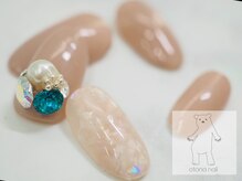 オトナネイル(otona nail)/Vカットストーンがポイント