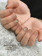 プライベート ネイルサロン マーマ(murmur)/スキニーフレンチネイル