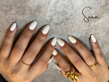 セン(Senn.)/ワンカラー＊ホワイト