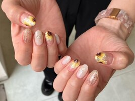 ひまわりネイル☆