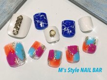 エムズスタイル ネイルバー(M's Style NAIL BAR)/フット定額6990円