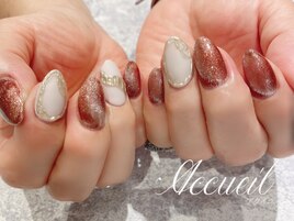 マグネット×アクセサリーネイル