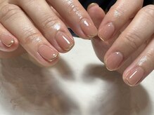 デューネイルスタジオ(dew nail studio)/スキニーミラーフレンチ