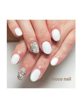モコネイル(moco nail)/☆ワンカラー2本アート☆