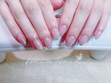 ヒュイズ ネイル(Hui‘s Nail)/キラクラガラスフレンチ