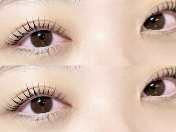 ジューシーアイ 成増店(Juicy Eye)の写真/人気No1メニュー☆柔らかく軽いフラットラッシュ!自然だけど印象的♪可愛いデザインならJuicyEyeにお任せ!