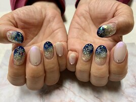 雪の結晶アート