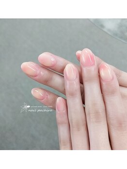 ネイルパキラ(nail pachira)/桃ネイル☆