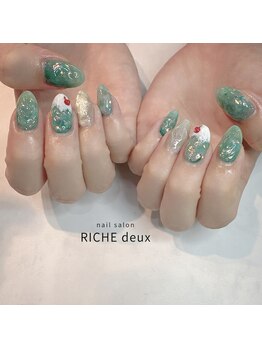 リッシュ ドゥ(RICHE deux)/クリームソーダネイル