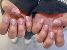 ハート×ピンクラメ