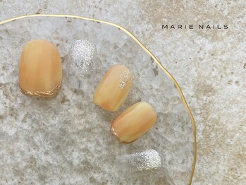 マリー ネイルズ いわきラトブ店(MARIE NAILS)/もやもや 新規5500円税込 0619a