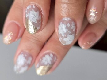 ネイルフロンティア 吉祥寺(NAIL FRONTIER)/ニュアンスフラワー8980円~