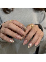 エムクチュール/シンプル一癖ネイルデザイン