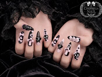 シンデレラネイル(CINDERELLA NAIL)/【チップ長さだしネイル】