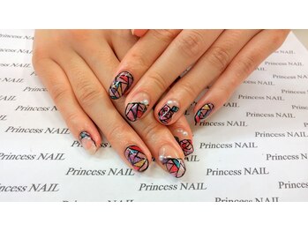 プリンセスネイル(Princess NAIL)/ステンドグラスネイル(ジェル)
