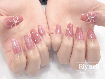 リーネイル 天白区 原店(Riy nail)の写真/人気な韓国、ガーリーデザインからシンプルなオフィスネイルも☆