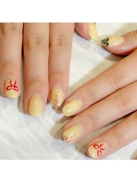 白雪姫風のワンカラー