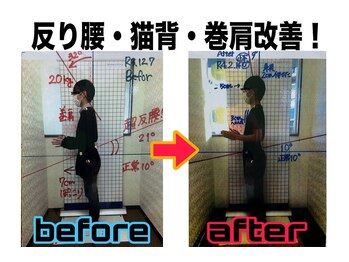 ほねくま整体院 ほねくま接骨院 はりきゅう院 連坊小路院/■施術のbefore after