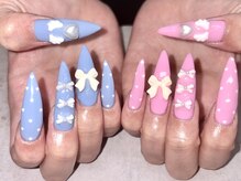 パープルの爪屋/地雷アシメネイル