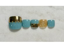 リベリュール(Libellule)/ブルー×ゴールドミラー