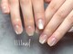 イチイチイチイチネイル(1111nail)の写真/オフィスネイルやシンプルネイルで指先をきれいに魅せる洗練された美フォルム◎マグネットネイル￥6,900～