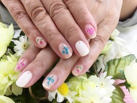 押し花ネイル♪