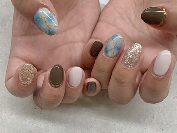 ネイルサロン ドゥ(Nail Salon Doux)/(平田)大理石ネイル