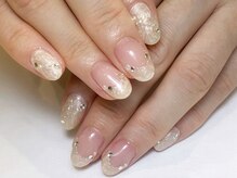 ミーナネイル(miinanail)/上品フレンチデザインネイル